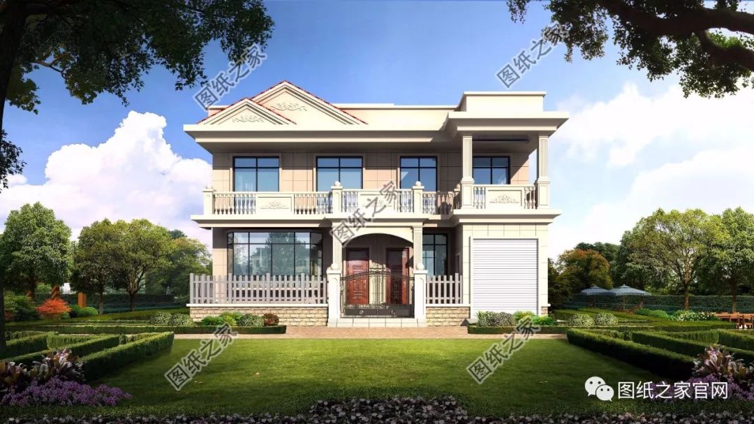 40款全新設(shè)計二層別墅外觀圖片大全，最漂亮的農(nóng)村二層小樓