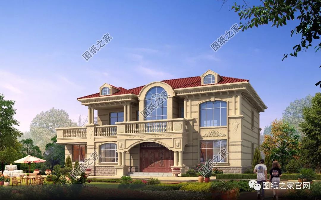 40款全新設(shè)計二層別墅外觀圖片大全，最漂亮的農(nóng)村二層小樓