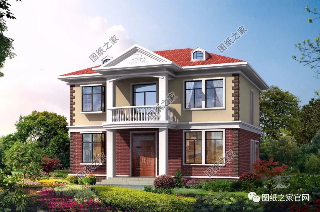 40款全新設(shè)計二層別墅外觀圖片大全，最漂亮的農(nóng)村二層小樓