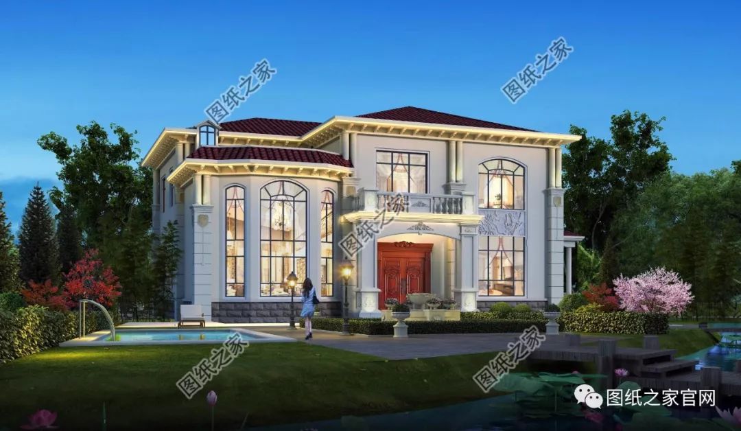 40款全新設(shè)計二層別墅外觀圖片大全，最漂亮的農(nóng)村二層小樓