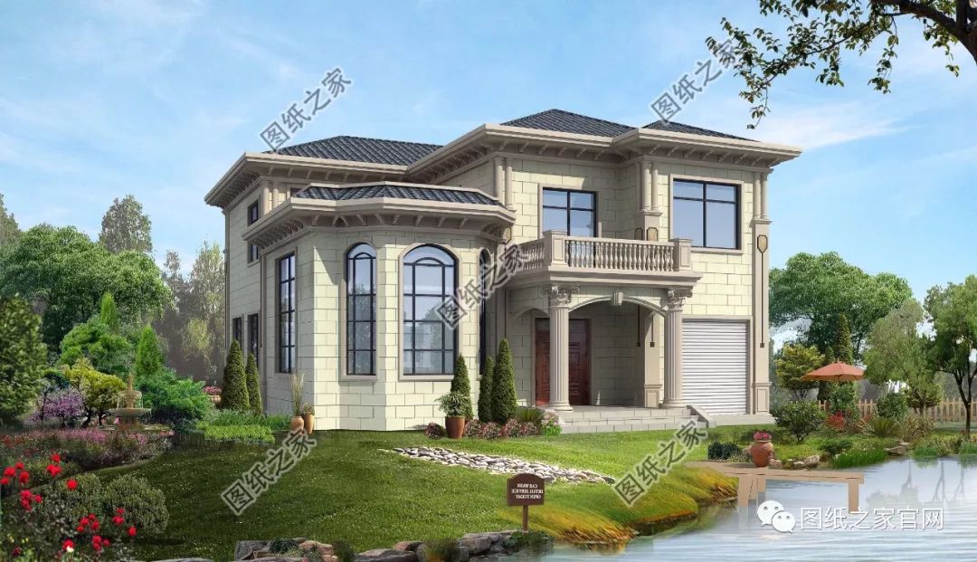 40款全新設(shè)計二層別墅外觀圖片大全，最漂亮的農(nóng)村二層小樓