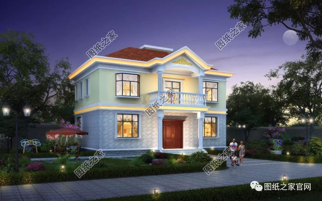 40款全新設(shè)計二層別墅外觀圖片大全，最漂亮的農(nóng)村二層小樓