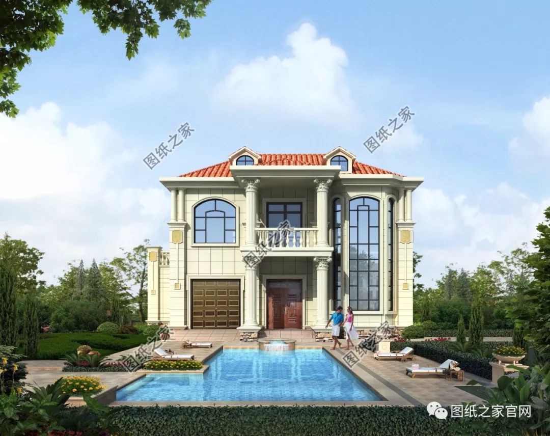 40款全新設(shè)計二層別墅外觀圖片大全，最漂亮的農(nóng)村二層小樓