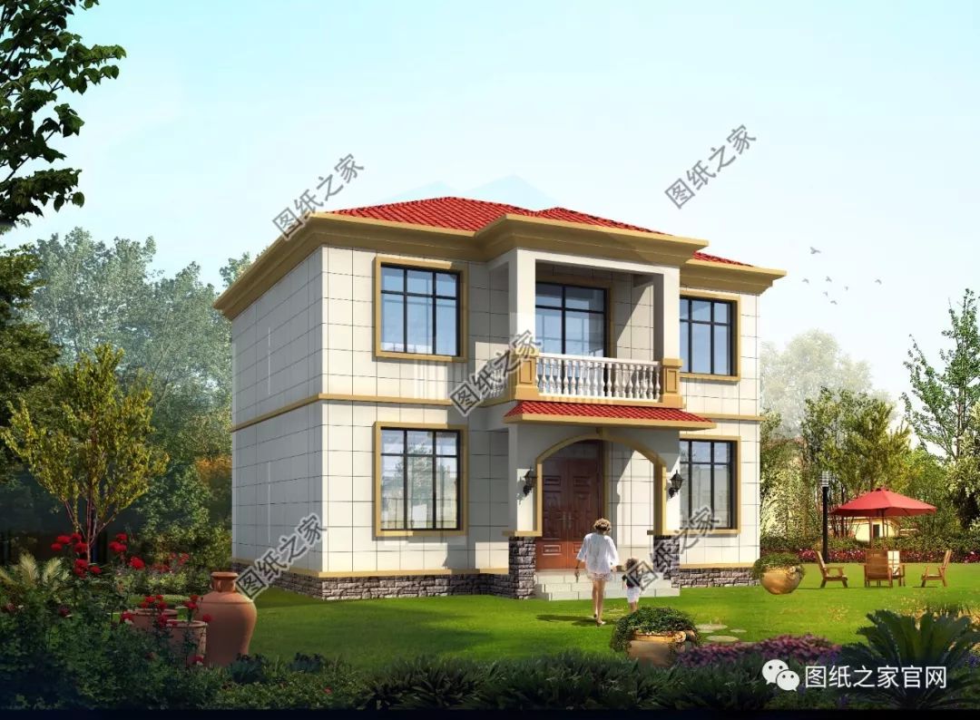 40款全新設(shè)計二層別墅外觀圖片大全，最漂亮的農(nóng)村二層小樓