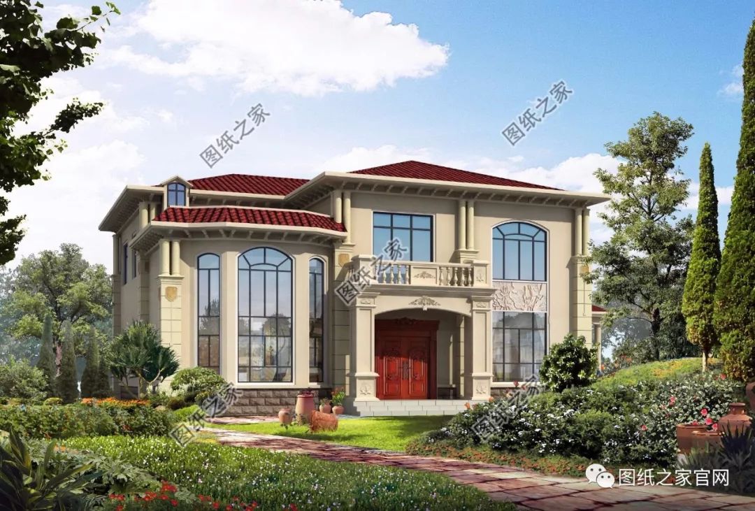 40款全新設(shè)計二層別墅外觀圖片大全，最漂亮的農(nóng)村二層小樓