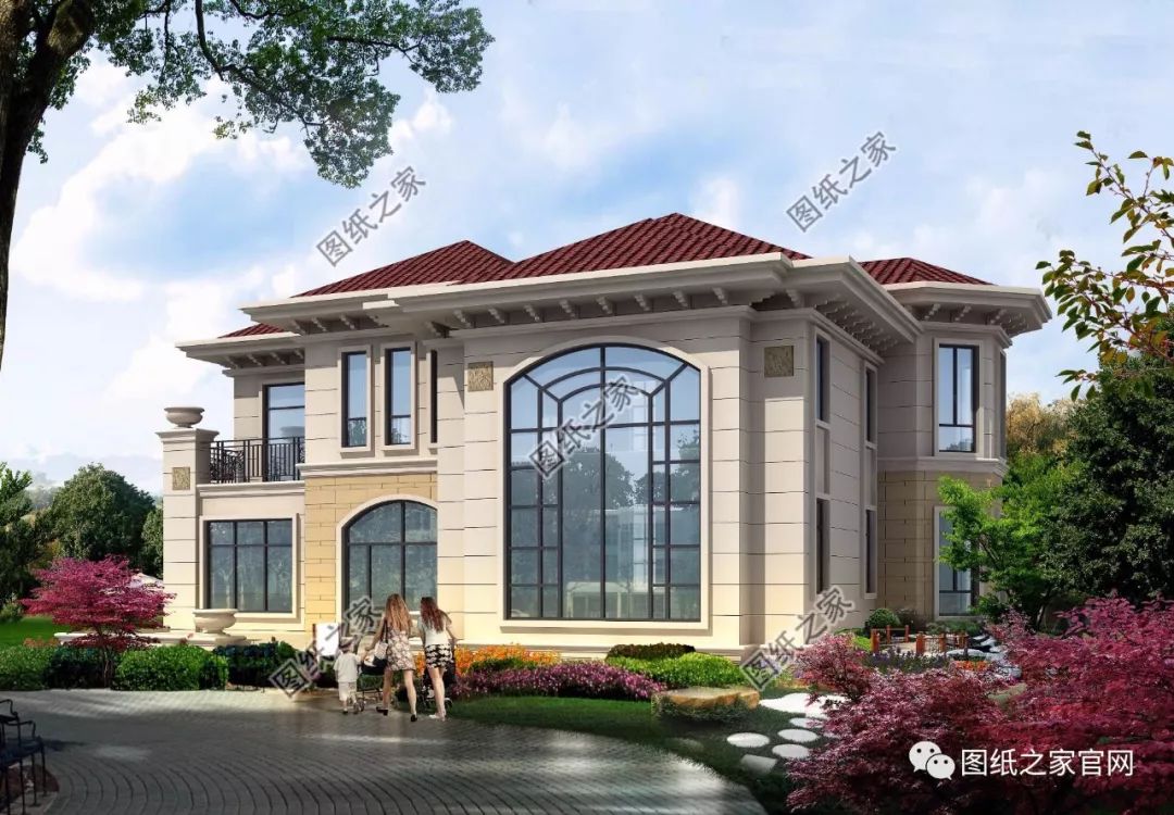 40款全新設(shè)計二層別墅外觀圖片大全，最漂亮的農(nóng)村二層小樓