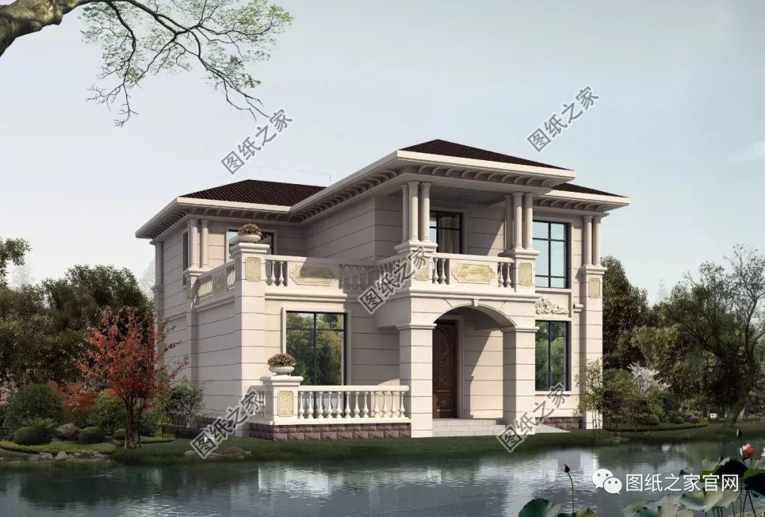 40款全新設(shè)計二層別墅外觀圖片大全，最漂亮的農(nóng)村二層小樓