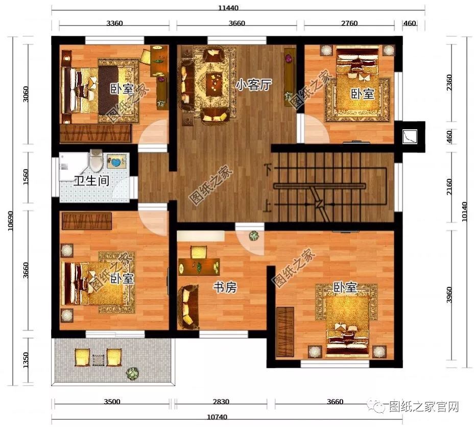11×10米農村二層自建房施工圖，比效果圖還漂亮，村里看了都夸贊！【建房實拍】
