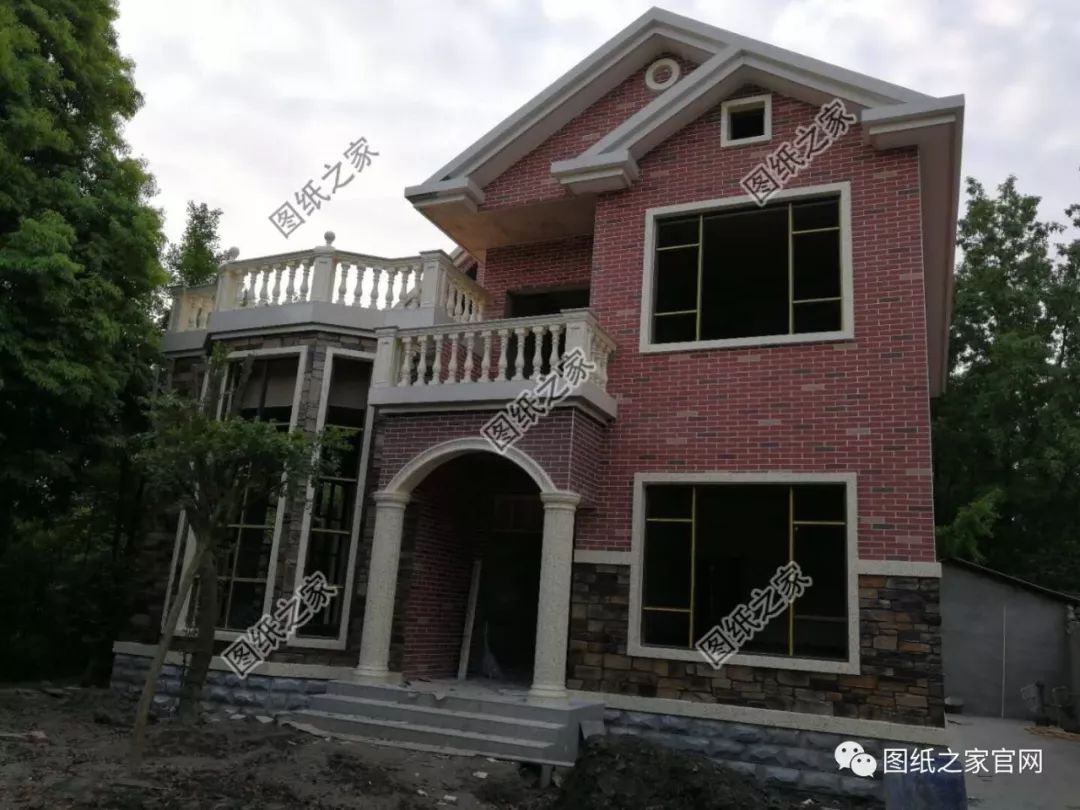 農村自建二層復式小洋樓，不到35萬，比城市買房強多了【建房實拍】