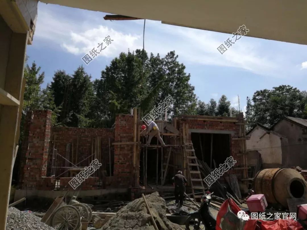 農村自建二層復式小洋樓，不到35萬，比城市買房強多了【建房實拍】