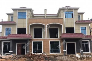 湖南兄弟自建雙拼別墅實拍圖，完工圖大氣、好看，附戶型設計【建房實拍】