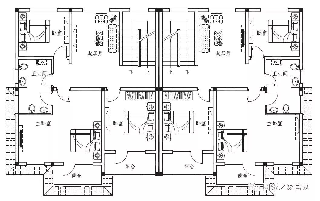 湖南兄弟自建雙拼別墅實拍圖，完工圖大氣、好看，附戶型設計【建房實拍】