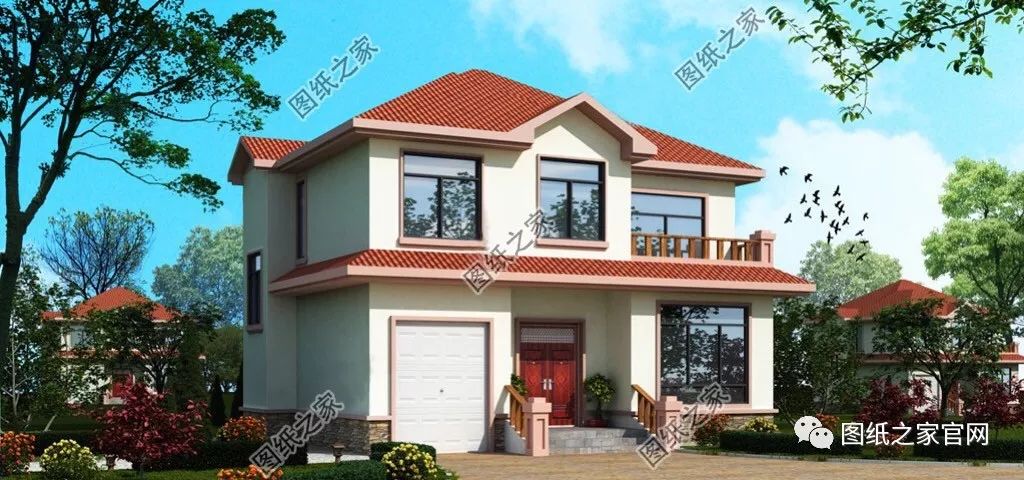 40款簡單實用的兩層住宅房子設計圖，20萬就能建，快來挑一款吧！