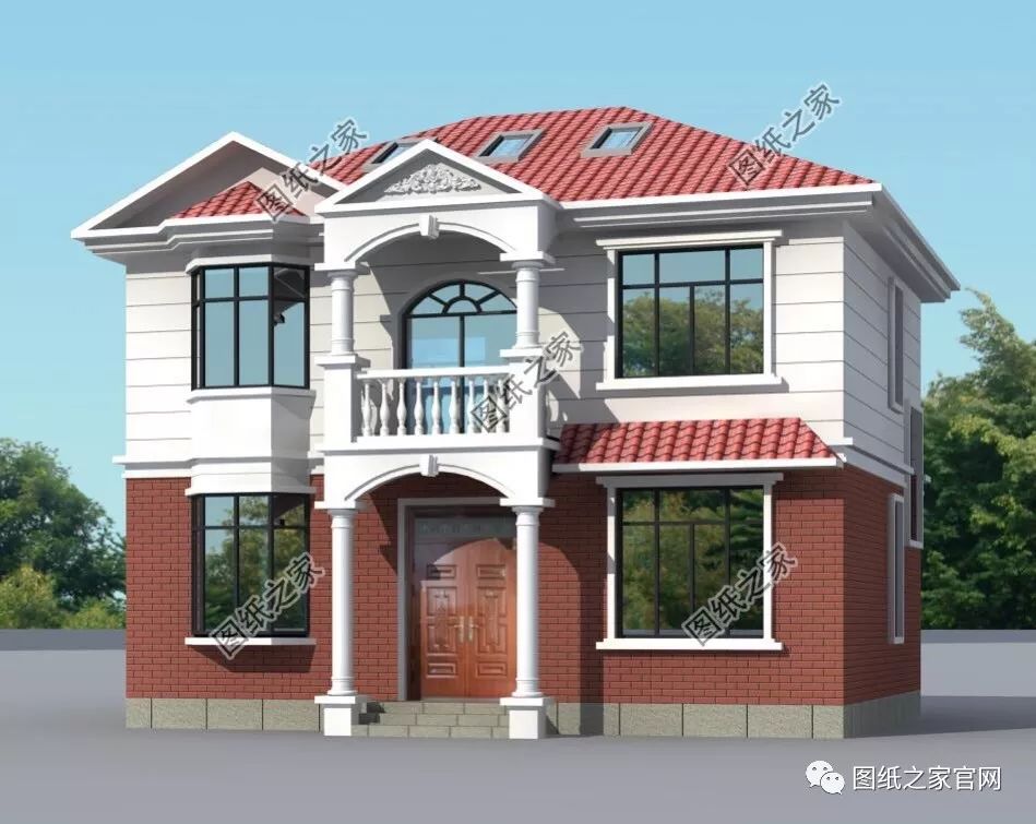 40款簡單實用的兩層住宅房子設計圖，20萬就能建，快來挑一款吧！