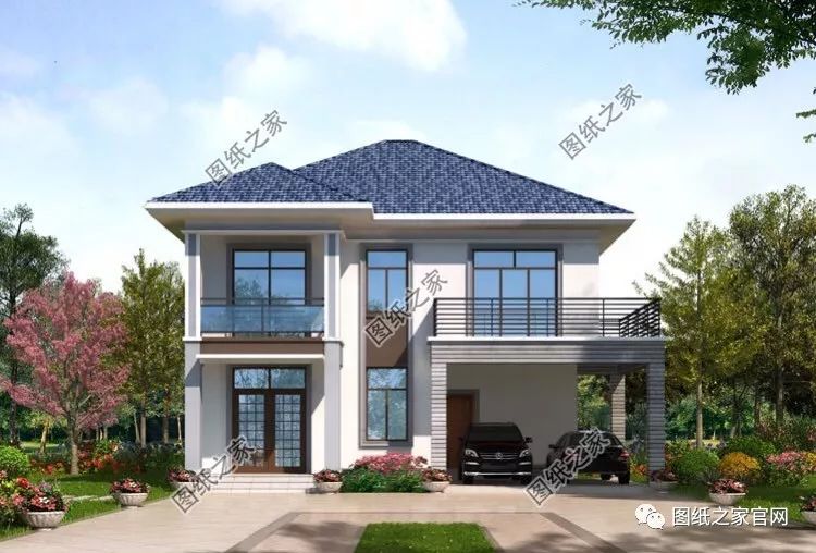 40款簡單實用的兩層住宅房子設計圖，20萬就能建，快來挑一款吧！