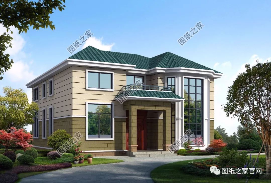 40款簡單實用的兩層住宅房子設計圖，20萬就能建，快來挑一款吧！