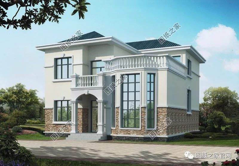 40款簡單實用的兩層住宅房子設計圖，20萬就能建，快來挑一款吧！