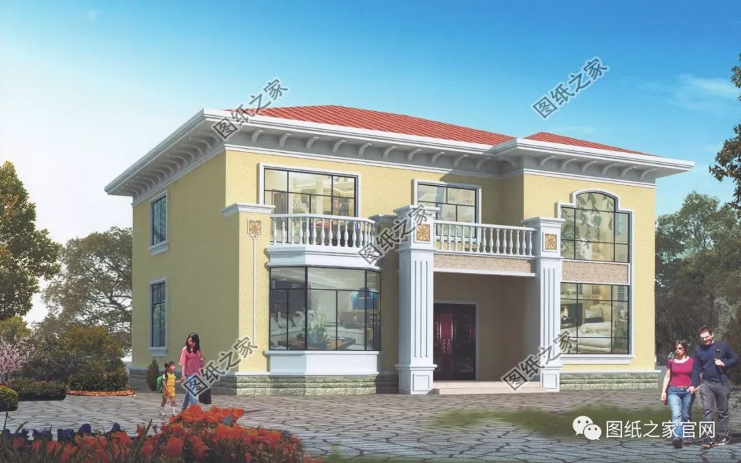 40款簡單實用的兩層住宅房子設計圖，20萬就能建，快來挑一款吧！