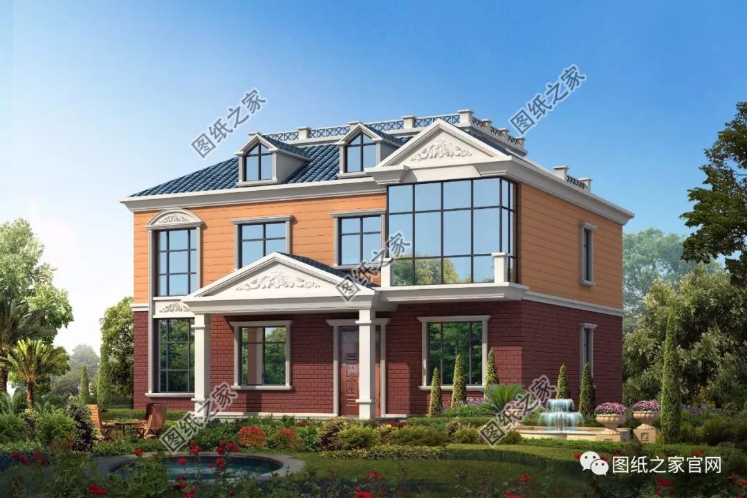 40款簡單實用的兩層住宅房子設計圖，20萬就能建，快來挑一款吧！