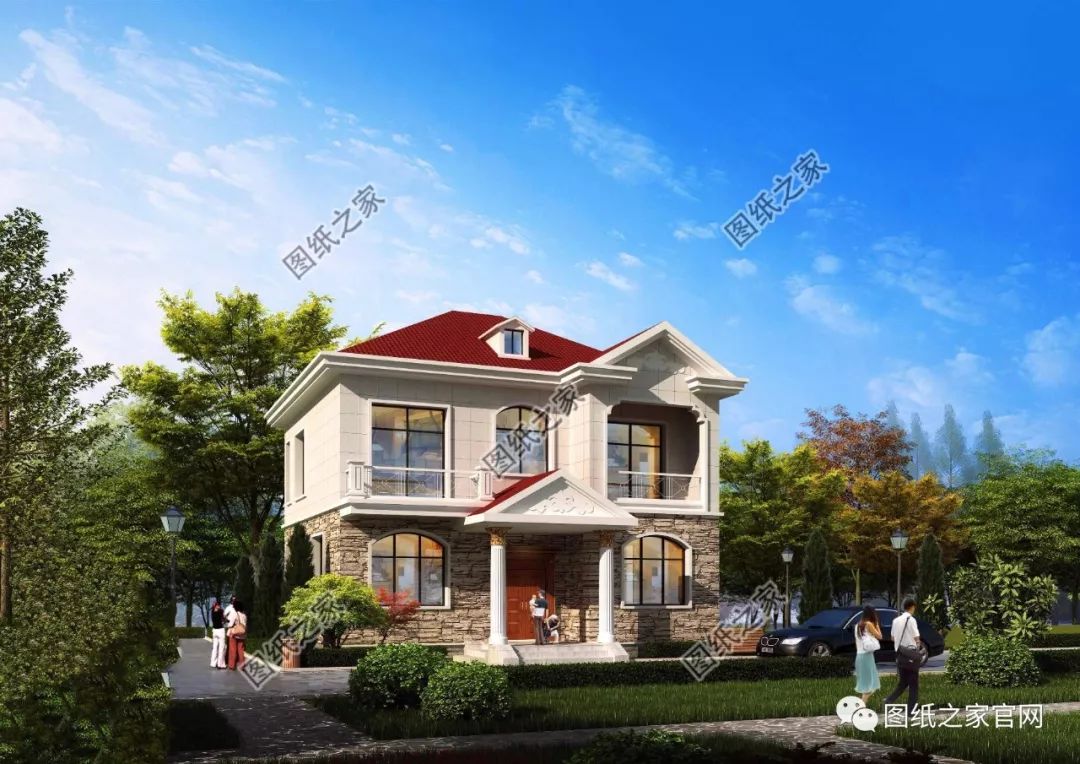 40款簡單實用的兩層住宅房子設計圖，20萬就能建，快來挑一款吧！