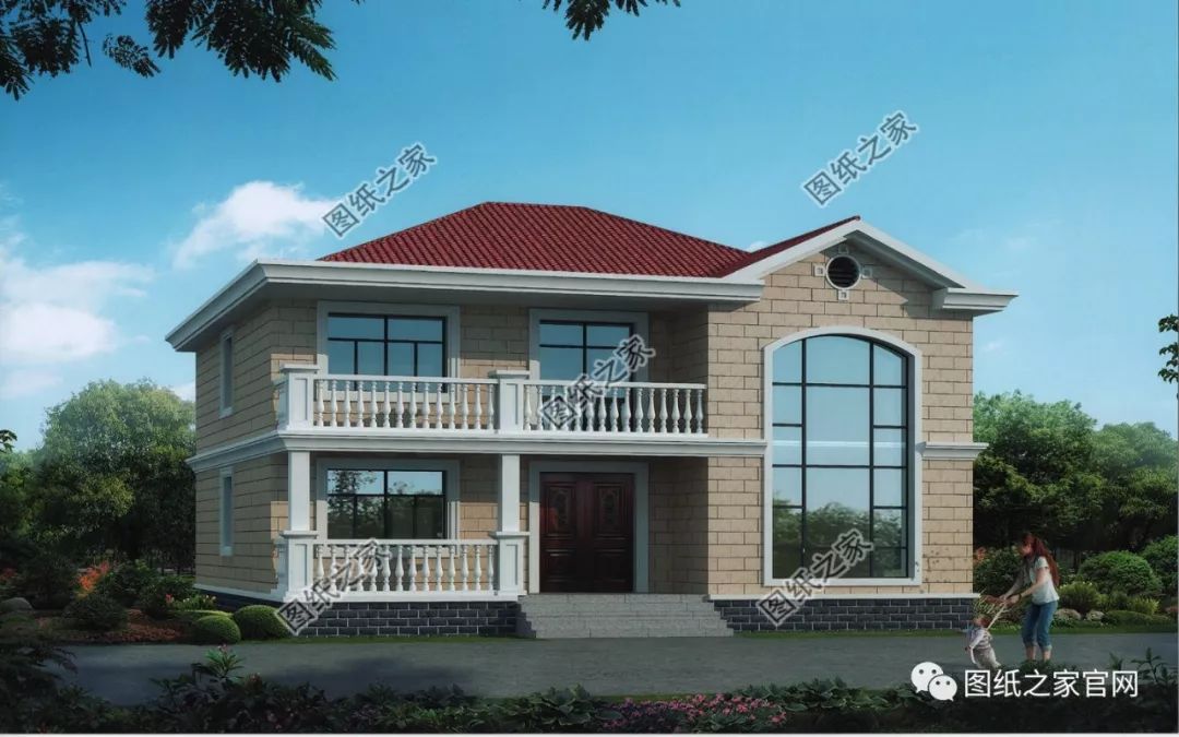 40款簡單實用的兩層住宅房子設計圖，20萬就能建，快來挑一款吧！