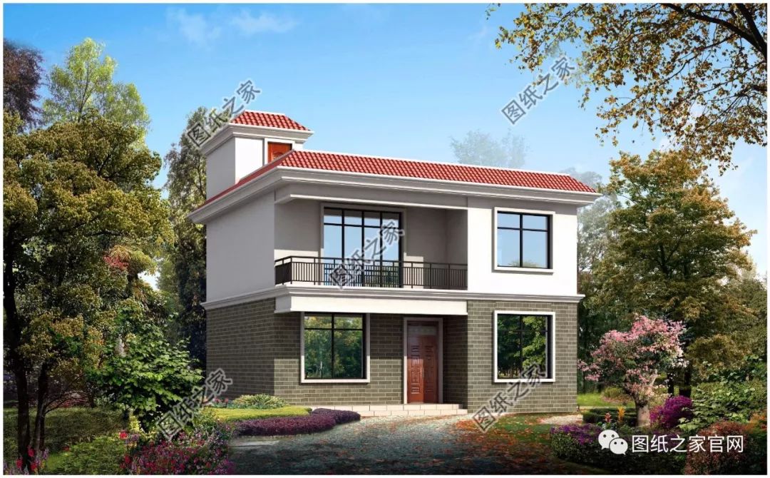 40款簡單實用的兩層住宅房子設計圖，20萬就能建，快來挑一款吧！