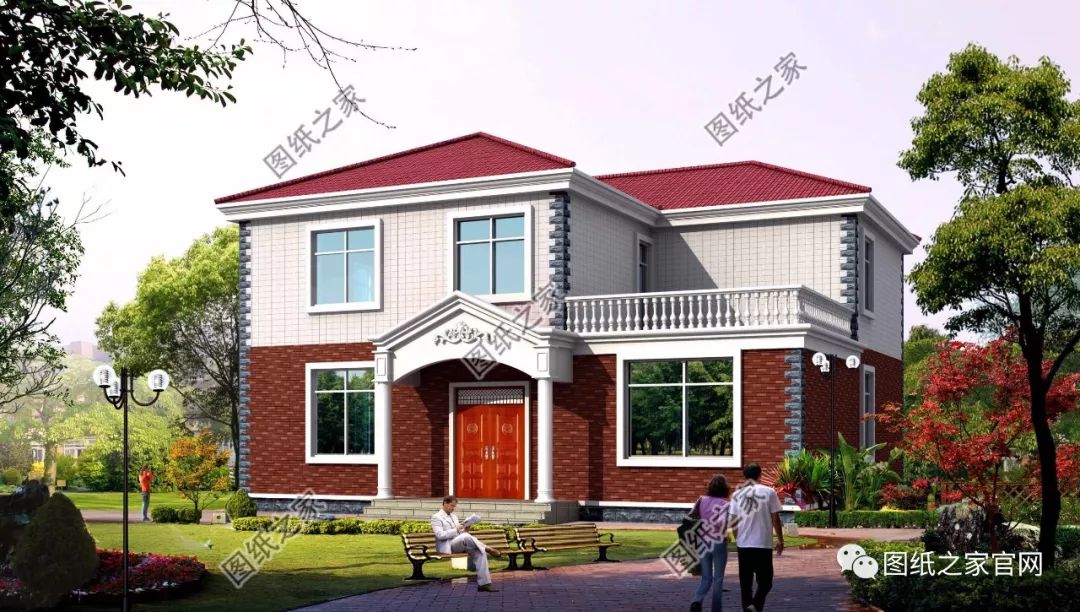 40款簡單實用的兩層住宅房子設計圖，20萬就能建，快來挑一款吧！