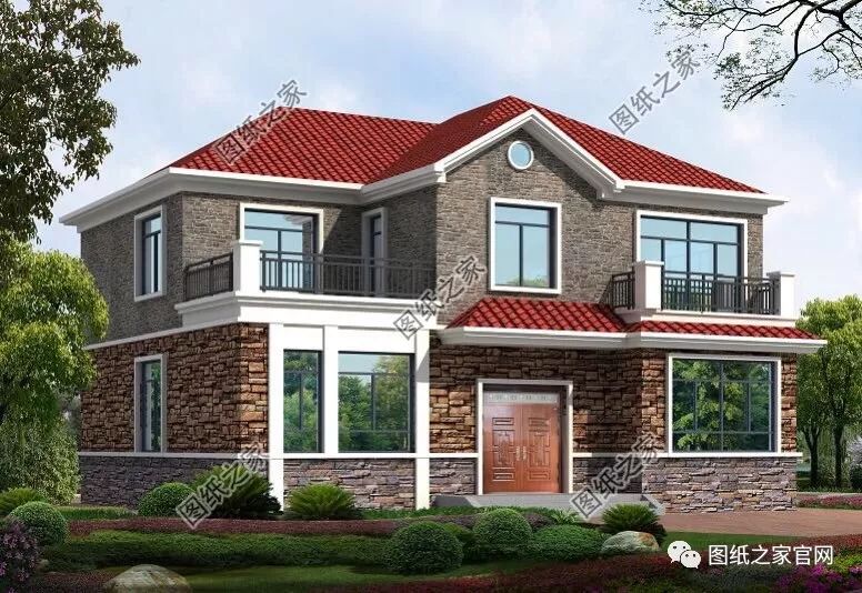 40款簡單實用的兩層住宅房子設計圖，20萬就能建，快來挑一款吧！