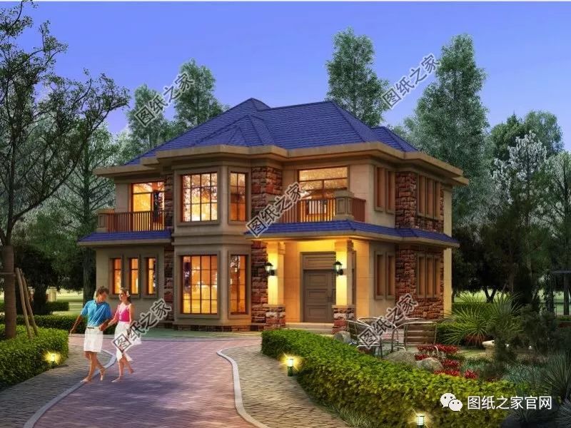 建面寬12米二層小別墅實拍，戶型好，外觀好，年輕人的最愛！