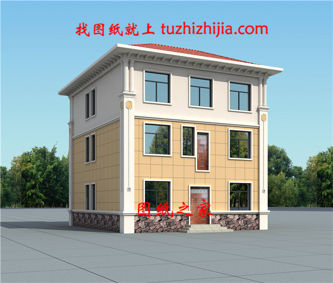 經典三層別墅設計圖紙（全套施工圖+效果圖）