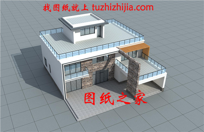 獨棟二層別墅cad設計圖紙，自建別墅方案精選