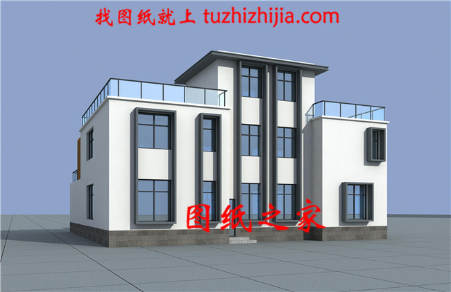 獨棟二層別墅cad設計圖紙，自建別墅方案精選