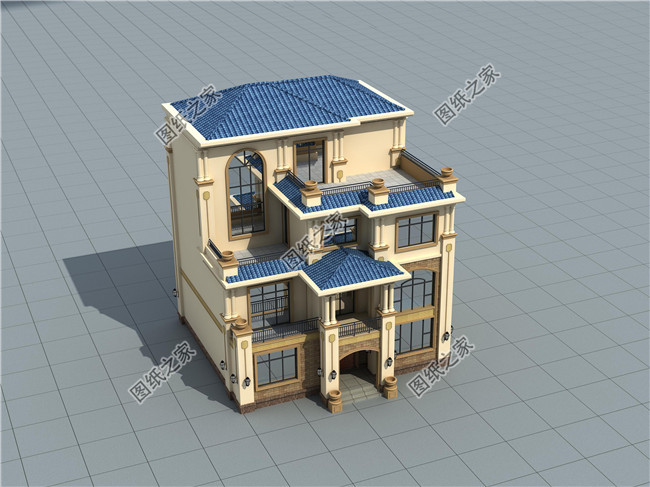 廣東新農村四層房屋設計圖紙，適合農村自建