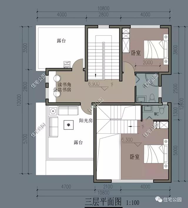 農村10×12米現代風格住宅，80、90后看了都會心動