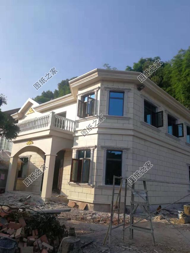 35萬修建二層歐式小別墅，兄長幫忙建的，超值