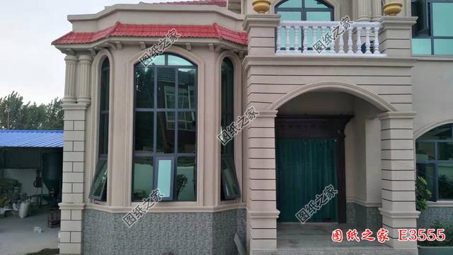 實(shí)拍二層歐式小別墅完工圖，漂亮，實(shí)用