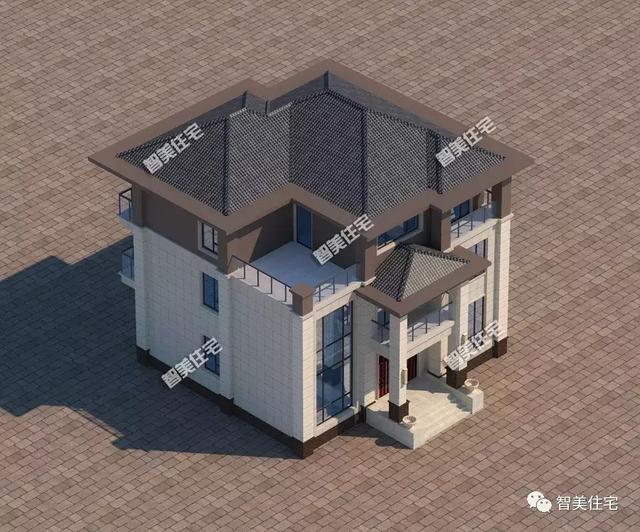 30萬建成主體新中式風(fēng)格的農(nóng)村別墅，完美