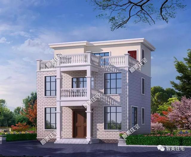 主體造價30萬左右的兩棟小面寬的農村自建房