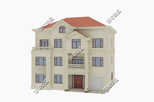 15X11米三層帶架空層別墅戶型，建起來實用