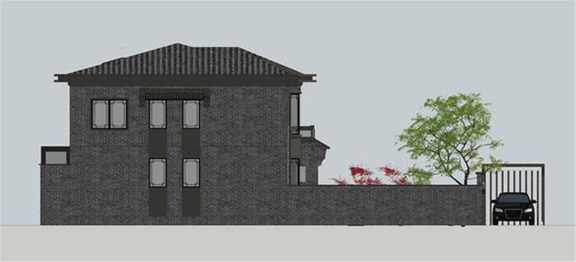 北京70萬自建新中式二層別墅，帶幽居庭院，真是太值了