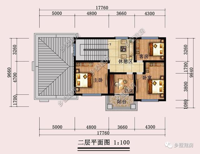 21萬返鄉建套二層小別墅附戶型圖，絕對的美觀實用款