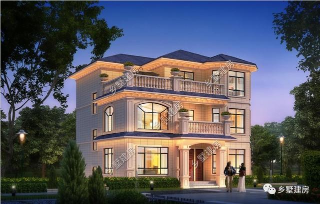 12×12.43米的農村自建別墅方案，建一棟在農村，眾人艷羨