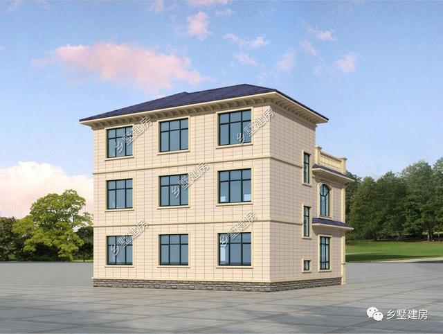 12×12.43米的農村自建別墅方案，建一棟在農村，眾人艷羨