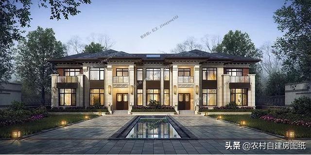 2款豪華農村別墅大PK，1000平，公司ceo才能建得起