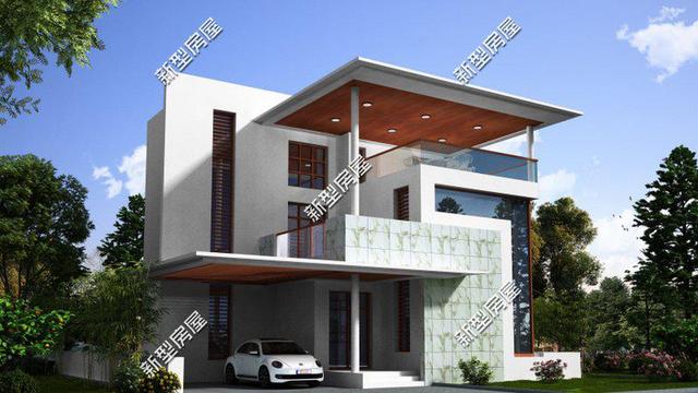 8套現代風格小洋樓設計，90后新農民最喜歡