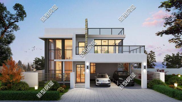 8套現代風格小洋樓設計，90后新農民最喜歡