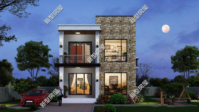8套現代風格小洋樓設計，90后新農民最喜歡