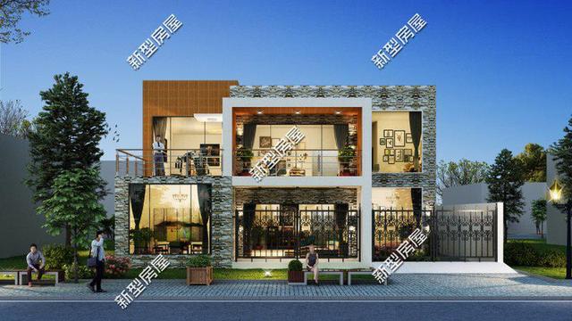 8套現代風格小洋樓設計，90后新農民最喜歡