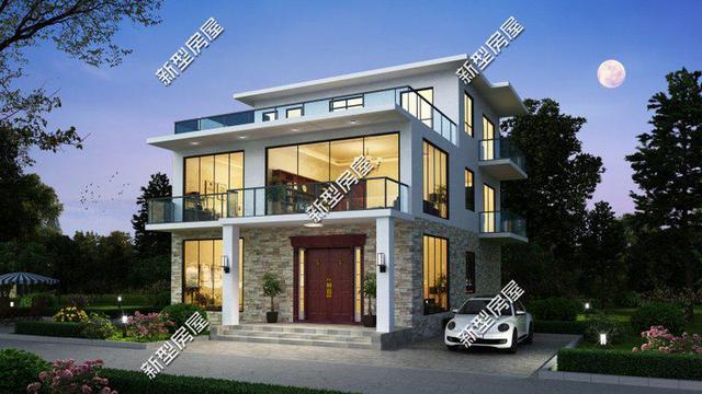 8套現代風格小洋樓設計，90后新農民最喜歡