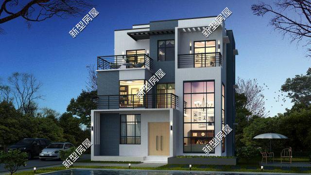 8套現代風格小洋樓設計，90后新農民最喜歡